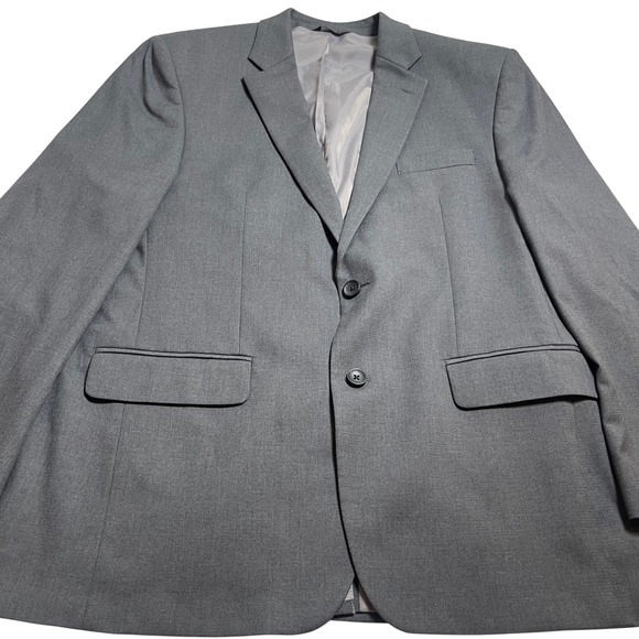 Haggar H26 Mens Gray Classic Fit Suit Separate Blazer 42R & Pants 36x30 - Picture 1 of 16